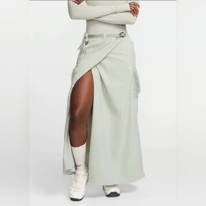 NEW Nike Women's ACG "Snowgrass" UV Maxi Skirt Jade sz S $140